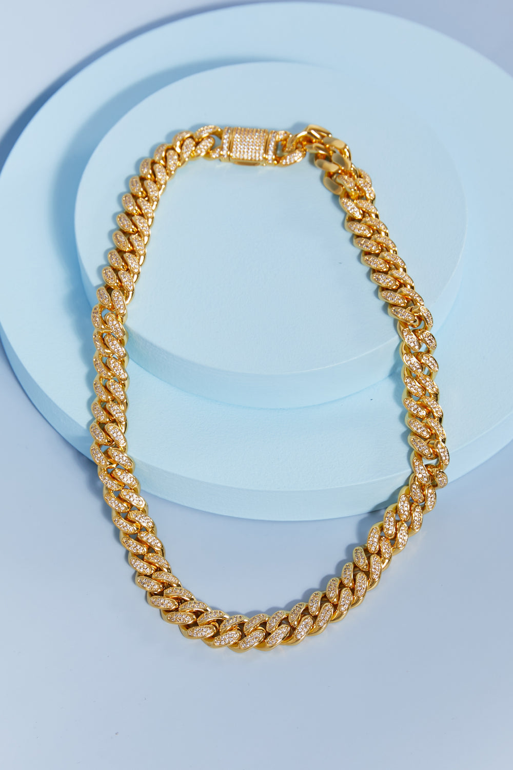 Nightlife Bling Curb Chain Necklace