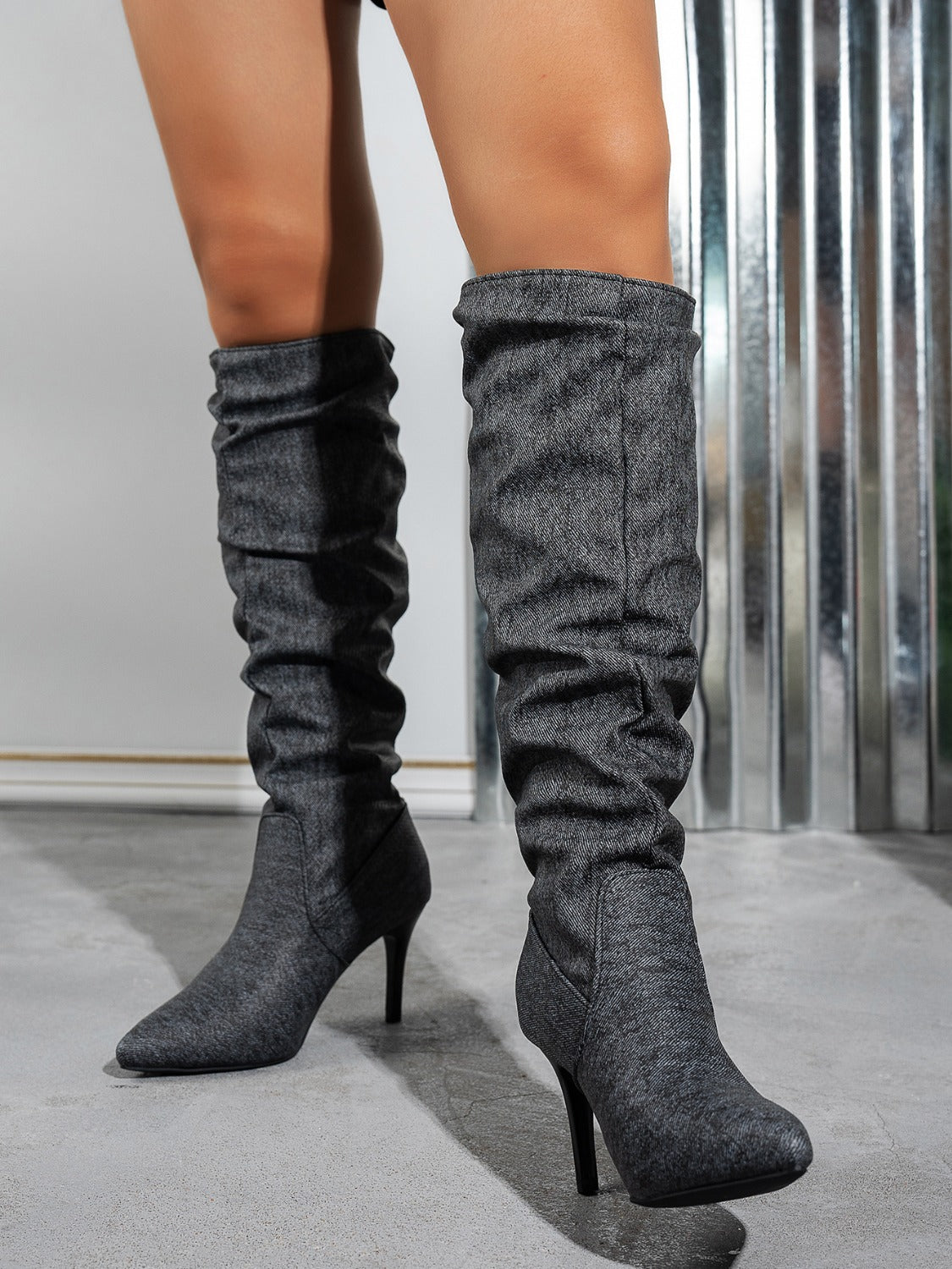 Pointed Toe Stiletto Boots