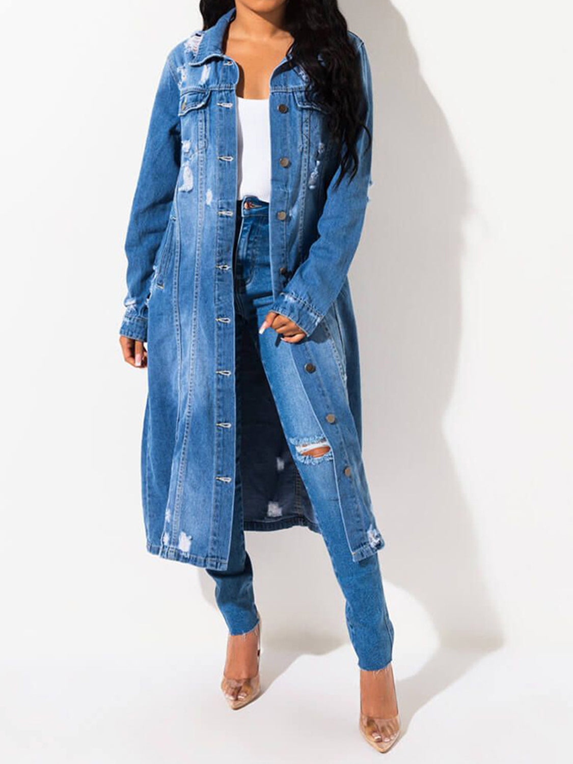 Long Denim Jacket