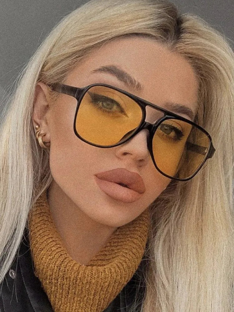 Women Retro Oversized Sunglasses