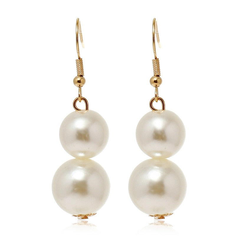 Pearl Necklace and Earring set