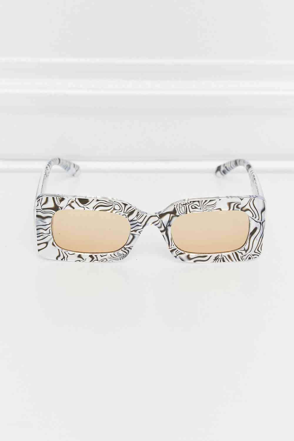 Tortoiseshell Rectangle Sunglasses