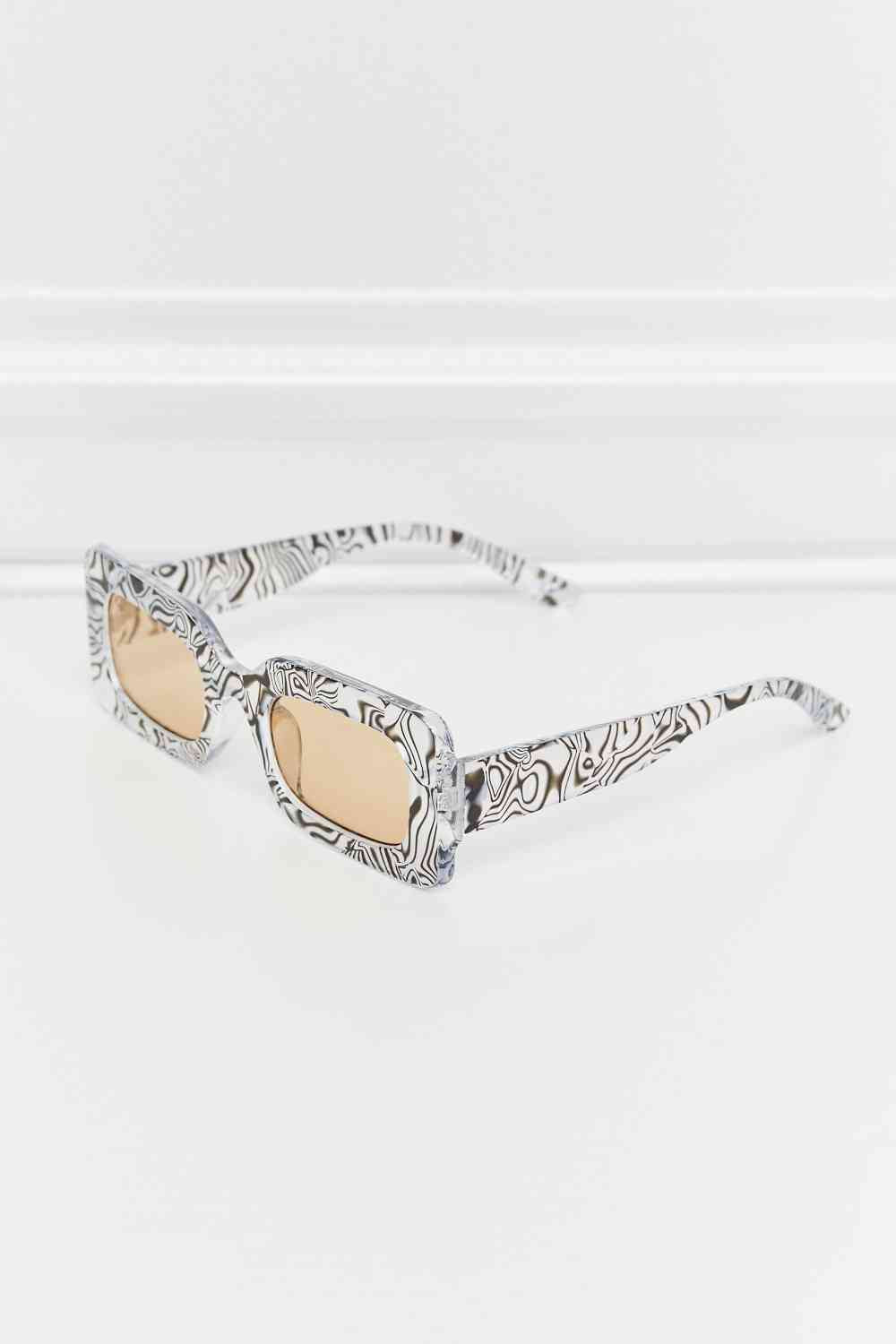 Tortoiseshell Rectangle Sunglasses